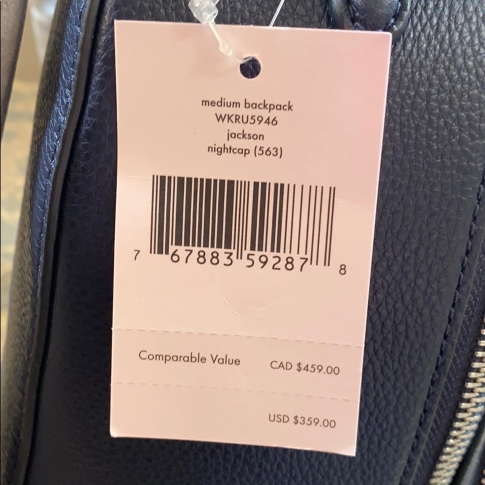Kate Spade Jackson medium backpack nightcap (navy) - Picture 13 of 13